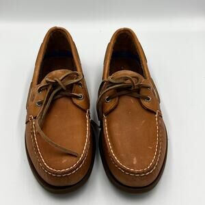 Sperry  Sahara Top-Sider Authentic Original 2-Eye Boat Shoe Brown Men Size 11 M